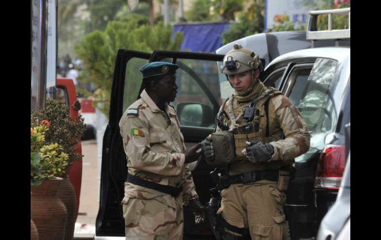 Miembros del Ejército maliense durante su guardia. AFP / H. Kouyate