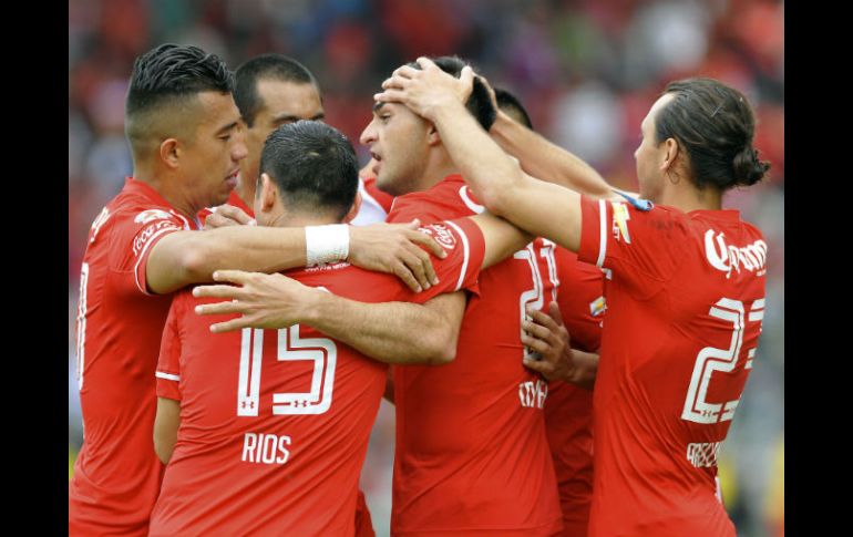 Toluca consiguió el pase al torneo tras superar ayer 3-1 a Monterrey. AFP / M. Calls