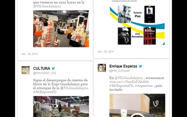 Para compartir tu experiencia con EL INFORMADOR y la comunidad de lectores debes usar el hashtag #MiReporteFIL. ESPECIAL /