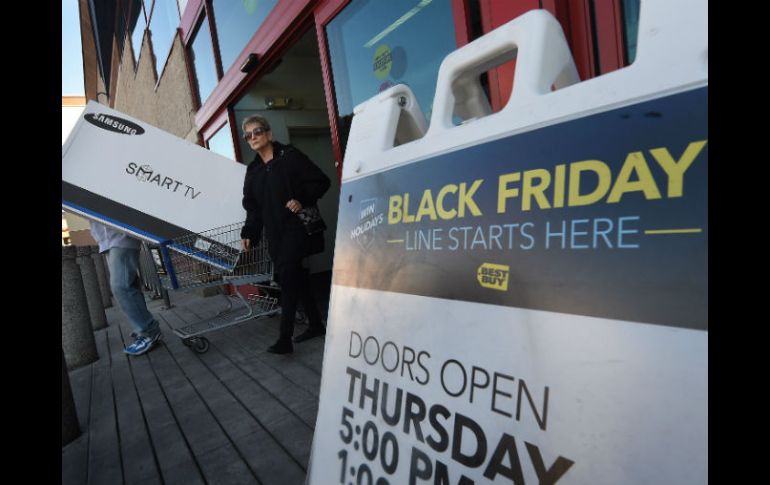 El 'Viernes Negro' es el día cuando más gente en Estados Unidos visita las tiendas. AFP / M. Ralston