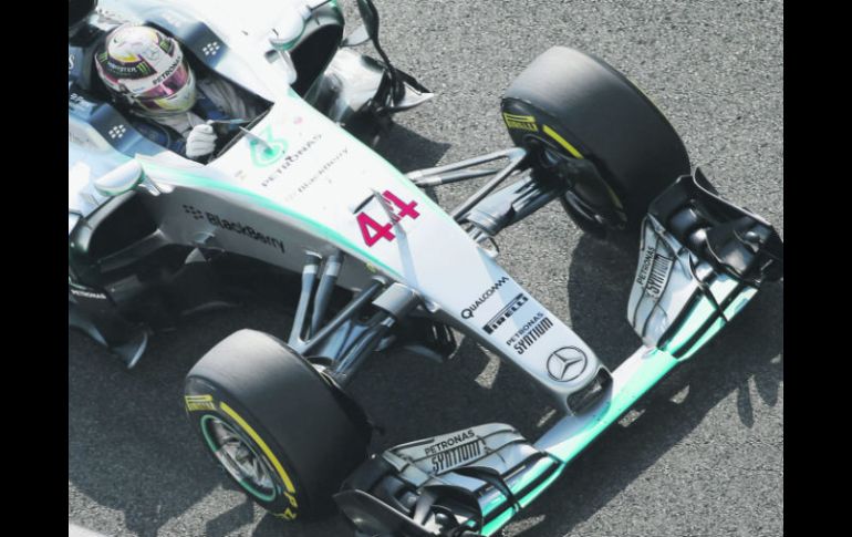 El británico Lewis Hamilton (Mercedes), durante el fin de semana pasado en el circuito de Yas Marina en Abu Dhabi. AFP /