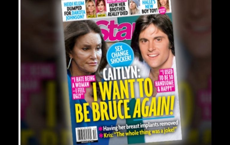 El sentir de Caitlyn Jenner sobre su tranformación fue la portada de la revista Star. TWITTER / @Star_News