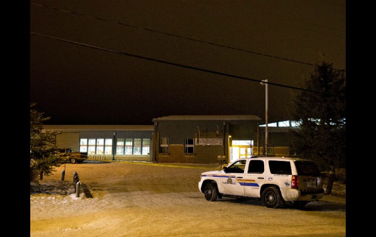 El tiroteo en la escuela de La Loche que se produjo este viernes dejó cuatro muertos. AP / j. Franson