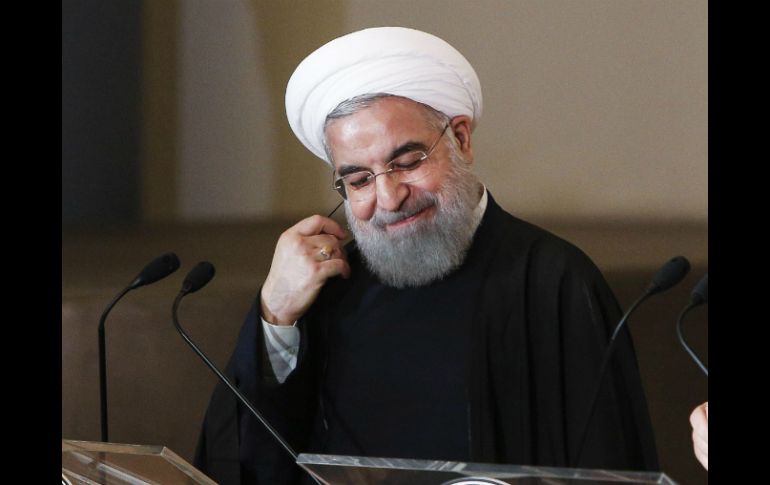 Hassan Rouhani subrayó que el acuerdo nuclear alcanzado significa un cambio extraordinario que puede ser el primer paso a la paz. EFE / G. Lami