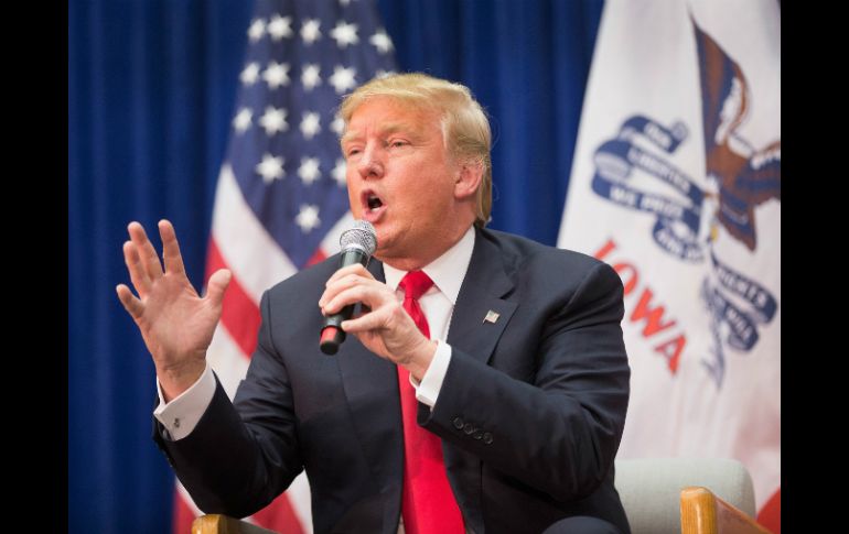 'Déjenlos hacer su debate y veremos cómo les va en los ratings', dijo Trump. AFP / S. Olson