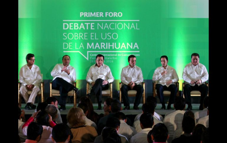 El tema del primer debate fue 'Salud pública y prevención', con el objetivo de analizar las repercusiones del consumo de la marihuana. NTX / F. Gálvez