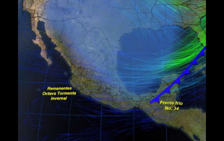 En el video se detallan los fenómenos meteorológicos que afectan al país. TWITTER / @conagua_mx