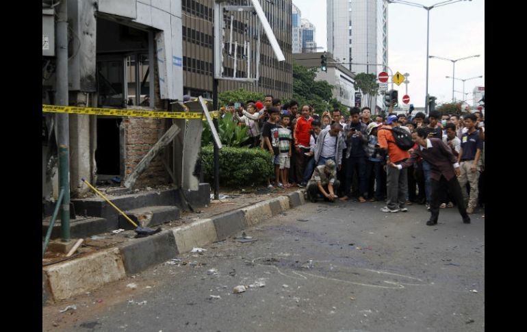 El pasado 14 de enero, presuntos yihadistas actuaron contra un puesto de policía y un centro comercial. EFE / R. Bintang