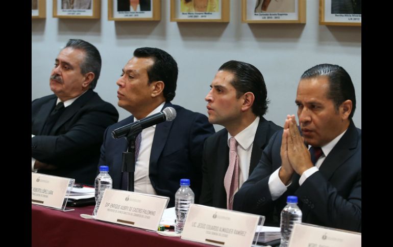 En la imagen Servando Sepúlveda, López Lara, Enrique Aubry y Eduardo Almaguer. EL INFORMADOR / M. Vargas