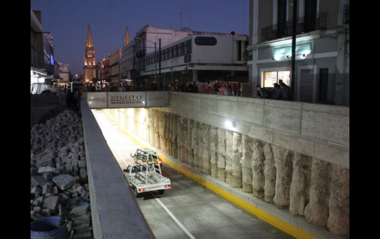 Apenas el pasado lunes fue reabierto a la circulación el túnel de avenida Hidalgo. EL INFORMADOR / ARCHIVO