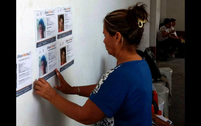 El encuentro entre familiares de los desaparecidos y los visitadores ocurrió la mañana de este domingo. SUN / ARCHIVO
