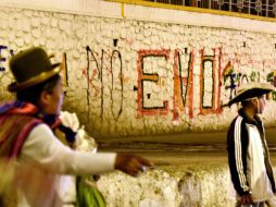 Señalan que la derecha intenta escamotear la votación 'mayoritariamente en apoyo al presidente Evo Morales'. AFP / A. Raldes