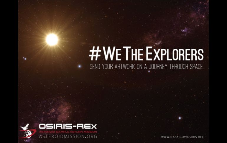 La NASA invitó al público a sumarse a la campaña #WeTheExplorers y manifestar su espíritu de exploración que refleje sus vidas. TWITTER / @OSIRISREx