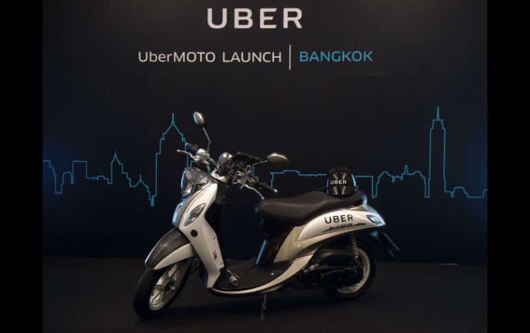 UberMOTO tendrá monitoreo GPS en vivo y habilidad de compartir detalles de viaje. AFP / N. Asfouri