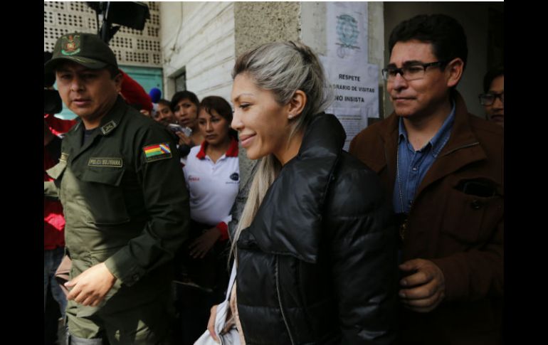 Gabriela Zapata está detenida desde el viernes, a la espera de que un juez cautelar instruya su formal prisión. AP / J. Karita