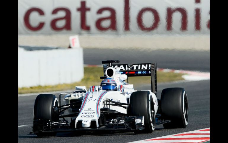 Valtteri Bottas y su Williams lograron la mejor vuelta con neumáticos extra blandos. AFP / J. Lago