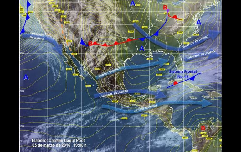 La Conagua también estima fuertes lluvias en Veracruz, Oaxaca, Chiapas, Tabasco, Campeche y Quintana Roo. TWITTER / @conagua_clima