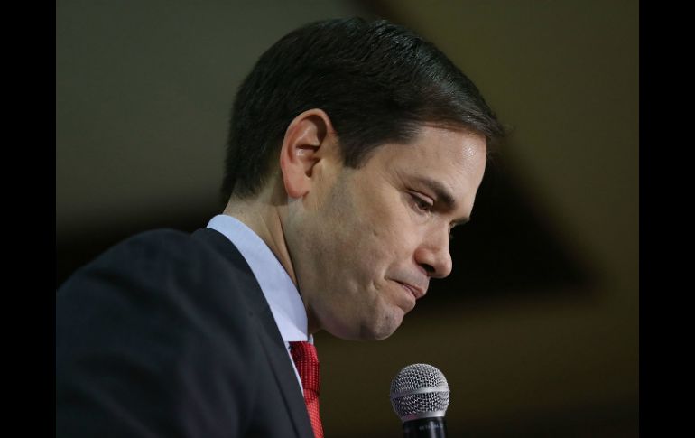 El senador por Florida, Marco Rubio solo ha ganado en Minesota y Puerto Rico. AFP / J. Raedle