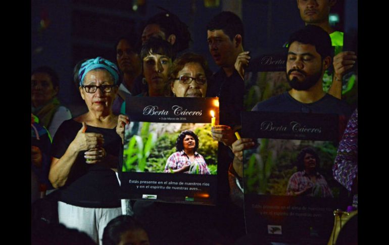 Según Amnistía, el asesinato de Cáceres ha supuesto 'un grave retroceso' en materia de derechos humanos en Honduras. AFP / O. Sierra