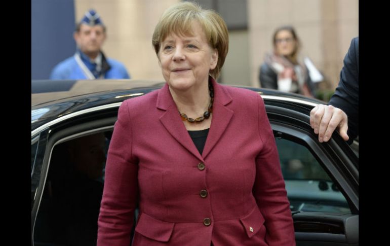 En conferencia, Angela Merkel indica que hay disposición para proporcionar más financiación a proyectos pro-refugiados. AFP / T. Charlier