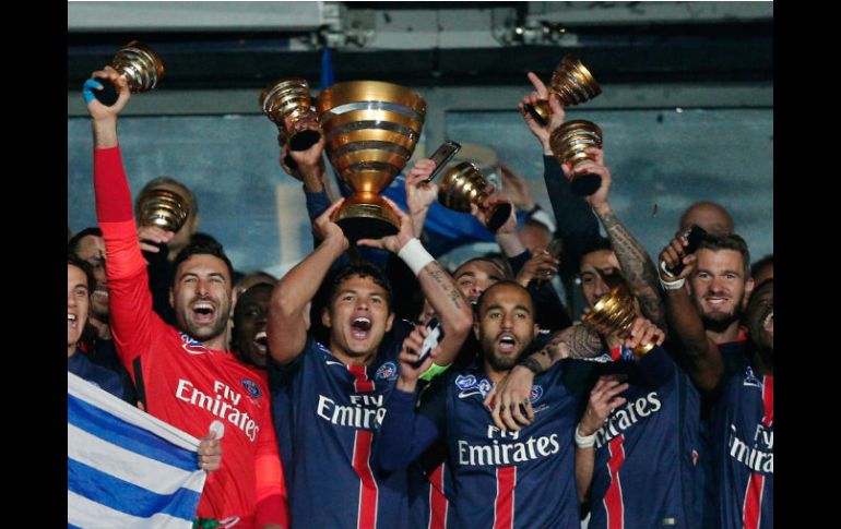 Ahora le falta la Copa, en la que disputará la final ante el Marsella el 31 de mayo. AP / T. Camus