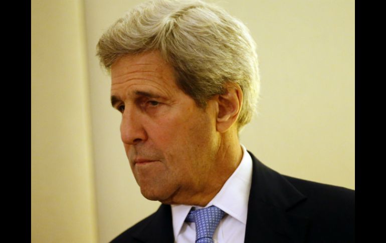 'La esperanza es que podamos hacer algún progreso', afirma Kerry. AFP / D. Balibouse