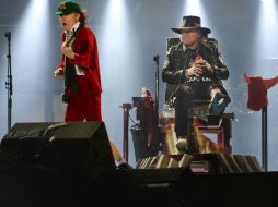Rose, líder de la banda Guns N' Roses, será el vocalista del grupo tanto en la gira europea como en Estados Unidos. AFP / P. De Melo