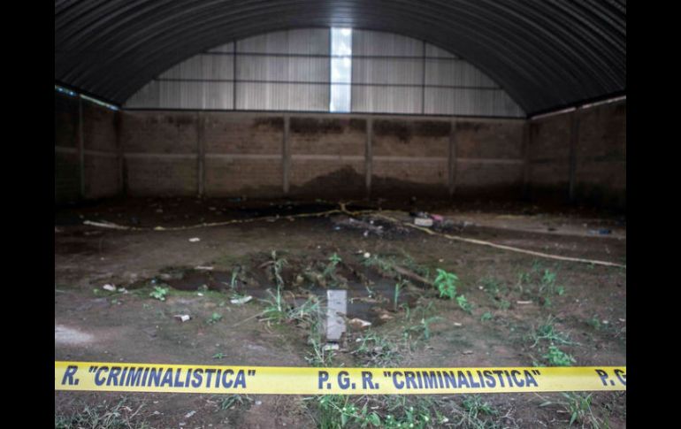 La bodega ubicada en Tlatlaya, donde murieron 22 civiles a manos de militares en 2014, pertenecería a 'La Familia Michoacana'. SUN / ARCHIVO