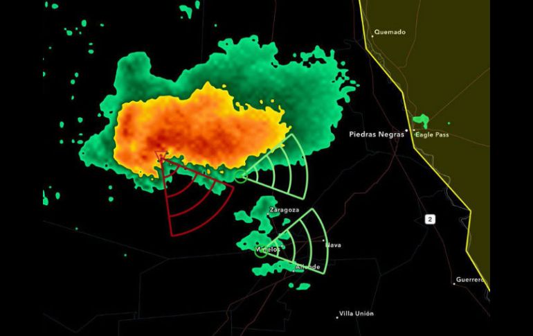 También el portal meteorológico SkyAlert Storm anunció la formación de un posible tornado en los varios municipios. TWITTER / @SkyAlertStorm