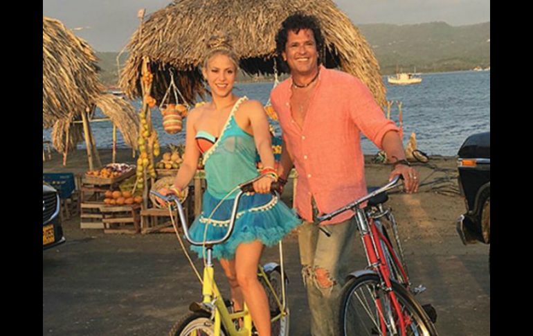 El video de 'La Bicicleta' fue grabado entre las provincias colombianas de Santa Marta y Barranquilla. TWITTER / @carlosvives