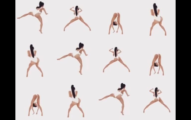 Uno de los peculiares 'emojis' retrata a esta parte de su anatomía haciendo distintos movimientos sexys. INSTAGRAM / @kimkardashian