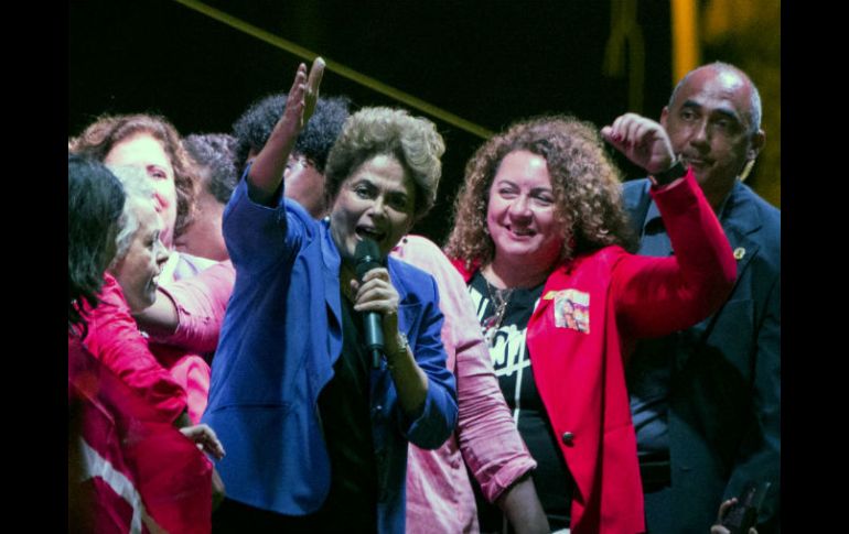 En un discurso, Rousseff manifiesta que la participación femenina es crucial para la democracia. AFP / V. Almeida
