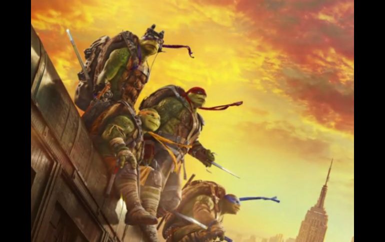 Leonardo, Donatello, Michelangelo y Rafael vuelven al cine con 'Tortugas Ninja 2: Fuera de las sombras'. TWITTER / @ParamountPics