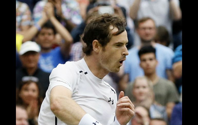 Murray se enfrentará al francés Jo-Wilfried Tsonga por un lugar en las seimifinales del tercer Grand Slam del año. AP / K. Wigglesworth