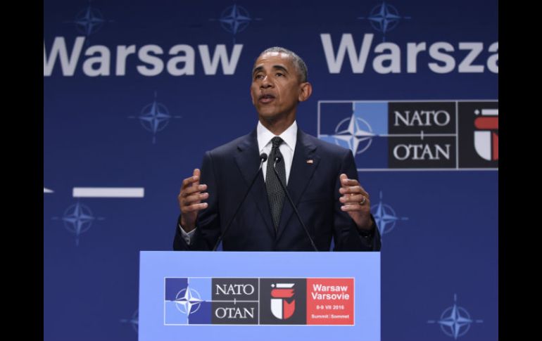 El presidente Obama participa en la cumbre De la Organización del Tratado del Atlántico Norte (OTAN). AFP / S.Walsh