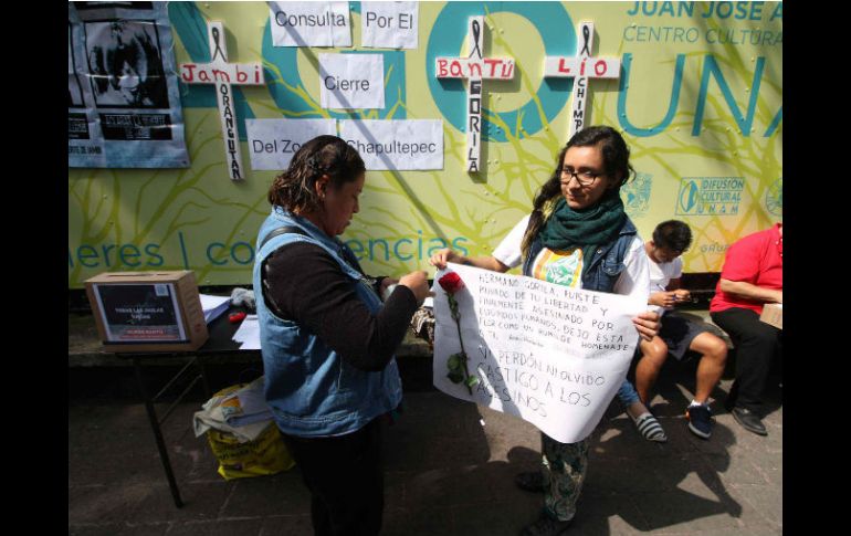 El dirigente opina que no es viable el cierre del zoológico de Chapultepec, petición hecha por organizaciones en pro a los animales. SUN / G. García