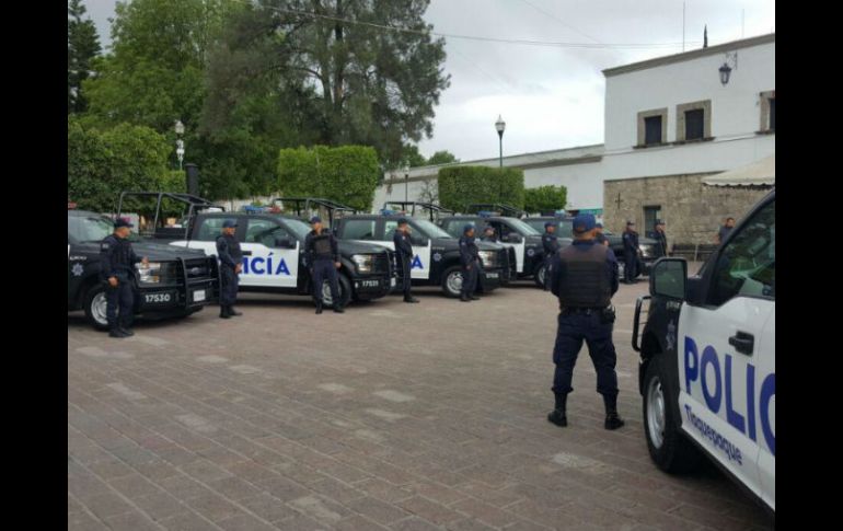 La Comisaría de la Policía Preventiva de Tlaquepaque recibió las nuevas unidades. TWITTER / @GobTlaquepaque