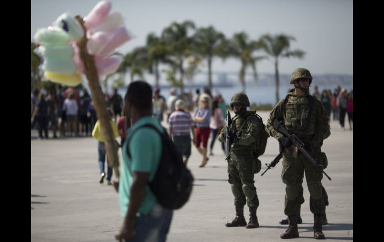 Brasil no está involucrado en guerras y no es considerado un objetivo terrorista, pero ha aumentado la seguridad por los Juegos. EFE / ARCHIVO