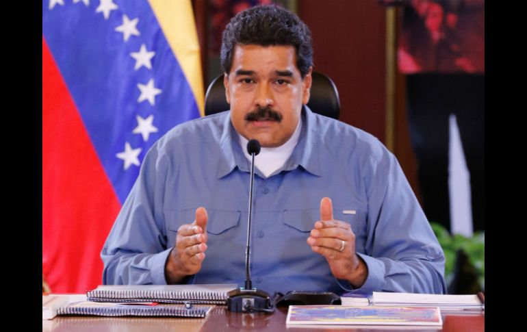 Nicolás Maduro. 'Empresa que sea cerrada, empresa que será abierta a los trabajadores'. EFE / Prensa Miraflores
