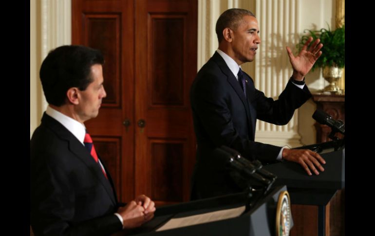 En conferencia junto a Peña Nieto, Obama subraya que espera que el golpe fallido no provoque restricción de derechos. AFP / Y. Gripas