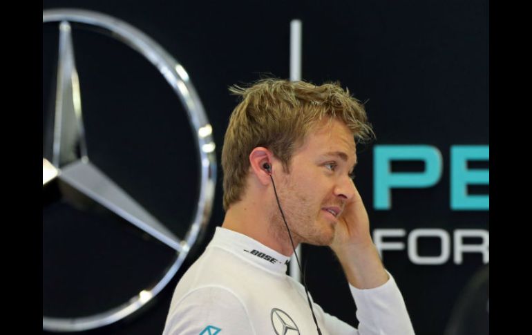 Rosberg mantuvo su liderato una vez más, y es candidato favorito para subir al podio. AFP / F. Isza