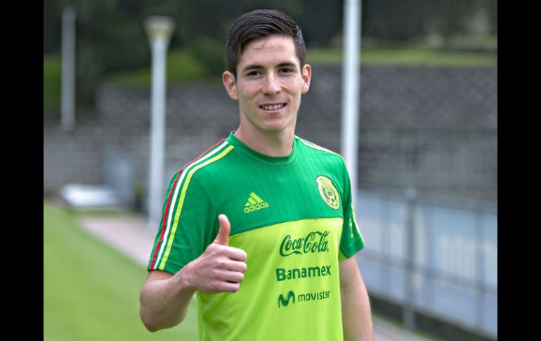 Marco Bueno. El juvenil delantero de Chivas es otra opción en el ataque del Tricolor olímpico. MEXSPORT / J. Ramírez