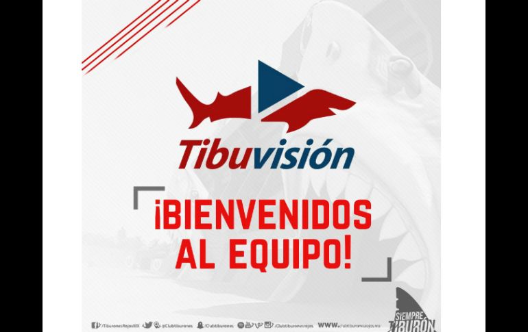 El canal de televisión del Veracruz será visible mediante las redes sociales y una aplicación, explicó la directiva. TWITTER / @ClubTiburones