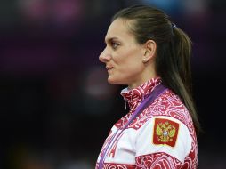 Yelena tenía en mente disputar sus cuartos Juegos Olímpicos, sin embargo, fue vetada por acusaciones de dopaje. EFE / ARCHIVO