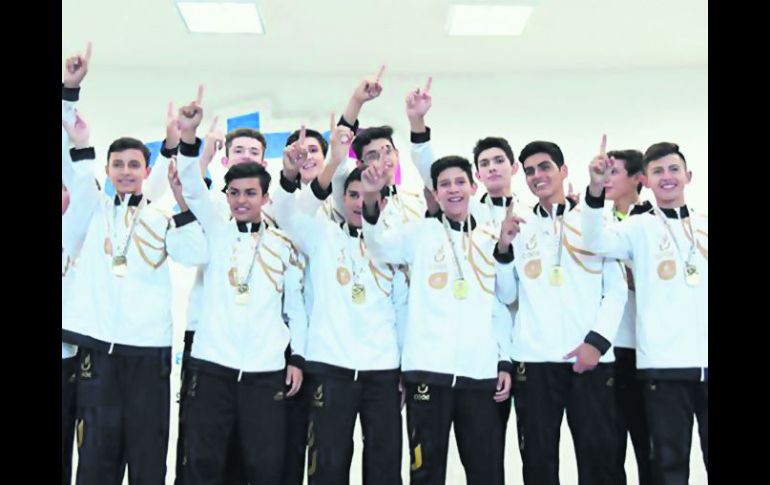 Los seleccionados de voleibol fueron de los últimos en conquistar la medalla de oro para Jalisco. ESPECIAL / CODE JALISCO
