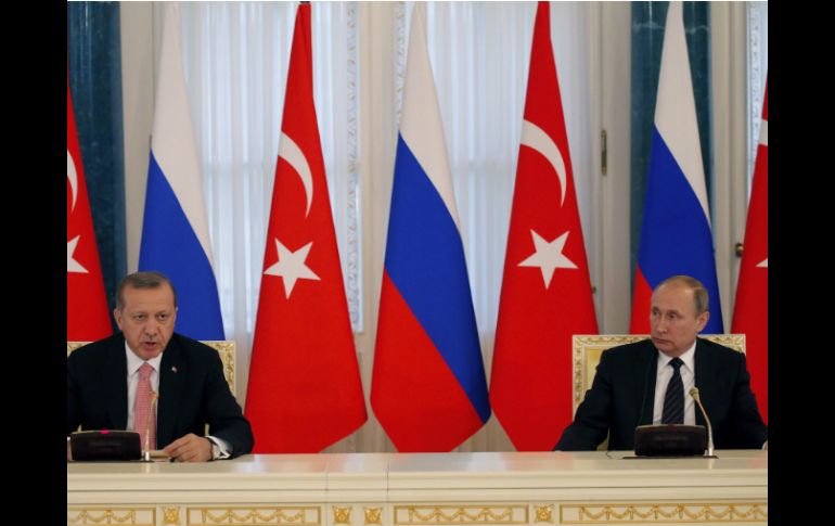 Estas declaraciones se producen después de que este martes Erdogan se reuniese con el presidente ruso, Vladimir Putin. EFE / A. Maltsev