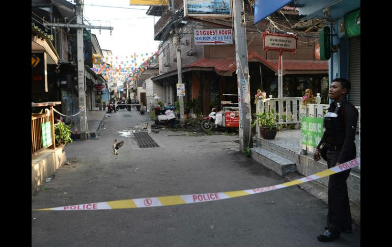 La ciudad balnearia de Hua Hin fue golpeada este viernes por otras dos explosiones con saldo de otra persona fallecida. AFP / M. Zaman