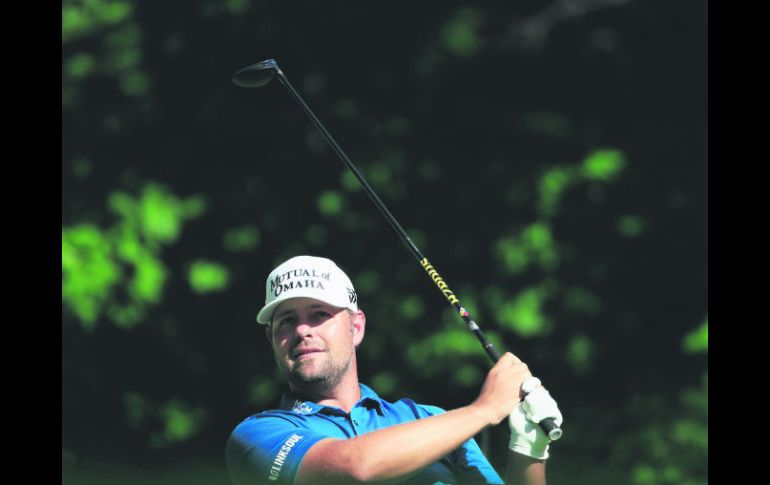 Ryan Moore. El estadounidense continúa líder del torneo John Deere Classic de golf en Silvis (Illinois). AFP /