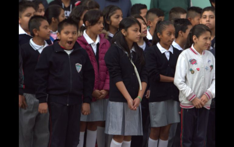 Las entidades y la Cd. de México reportaron cifras de asistencia estudiantil y apertura de escuelas prácticamente de cien por ciento. NTX / N. Tavira