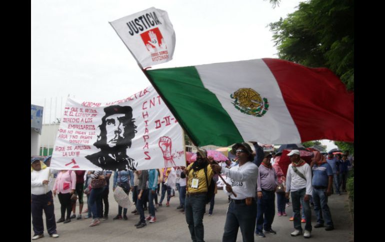 Las acciones de la CNTE y sus seguidores forman parte de las exigencias del Gobierno para derogar la reforma educativa. EFE / ARCHIVO